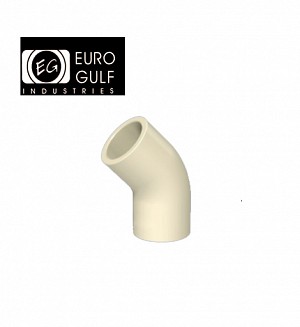 Euro Gulf Upvc Elbow 45° Fitting (ASTM D2466)
